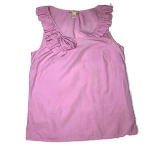 J. Crew Sleeveless Light Pink Blouse